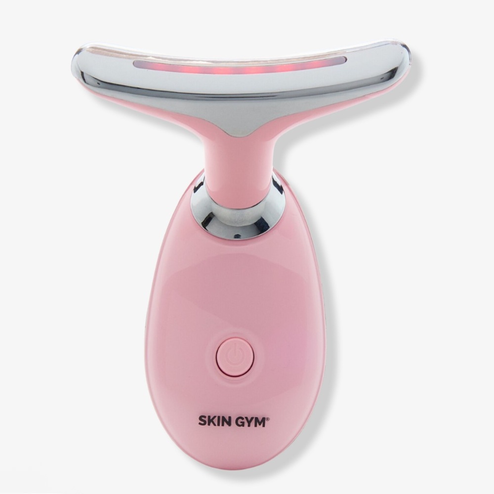 Skin Gym LITLIFT LED Sculpt Vibrating Red Blue Light Facial in Pink - Picture 3 of 16